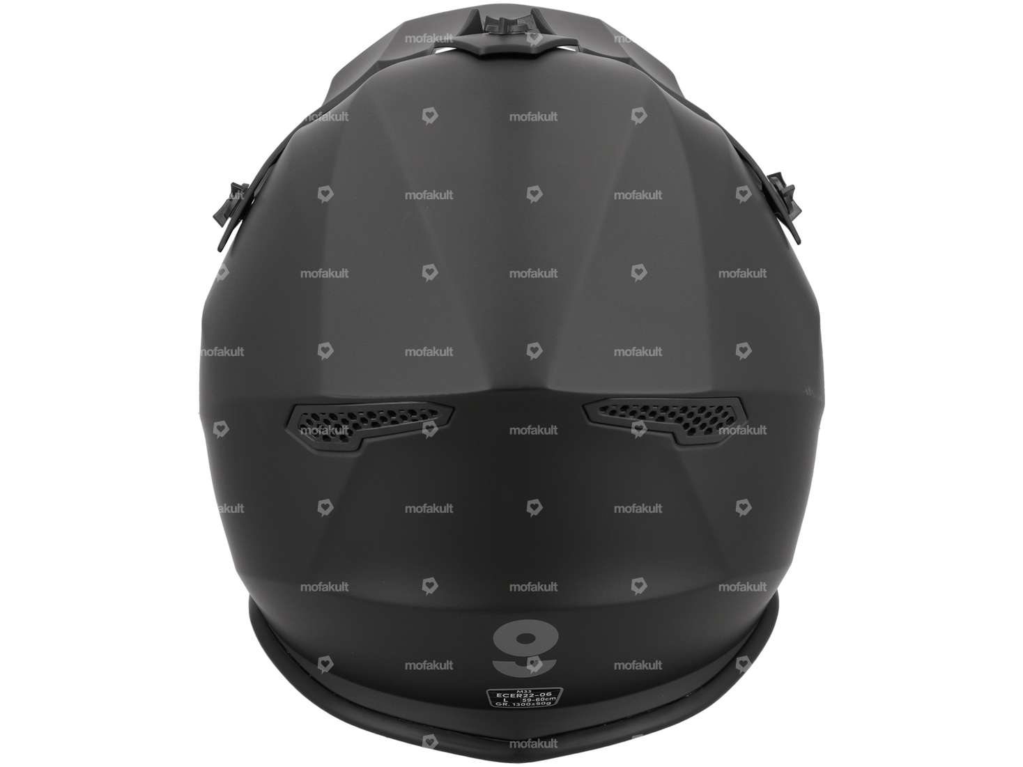 gms cross helmet "Fortis" black - matt Carousel Image 3