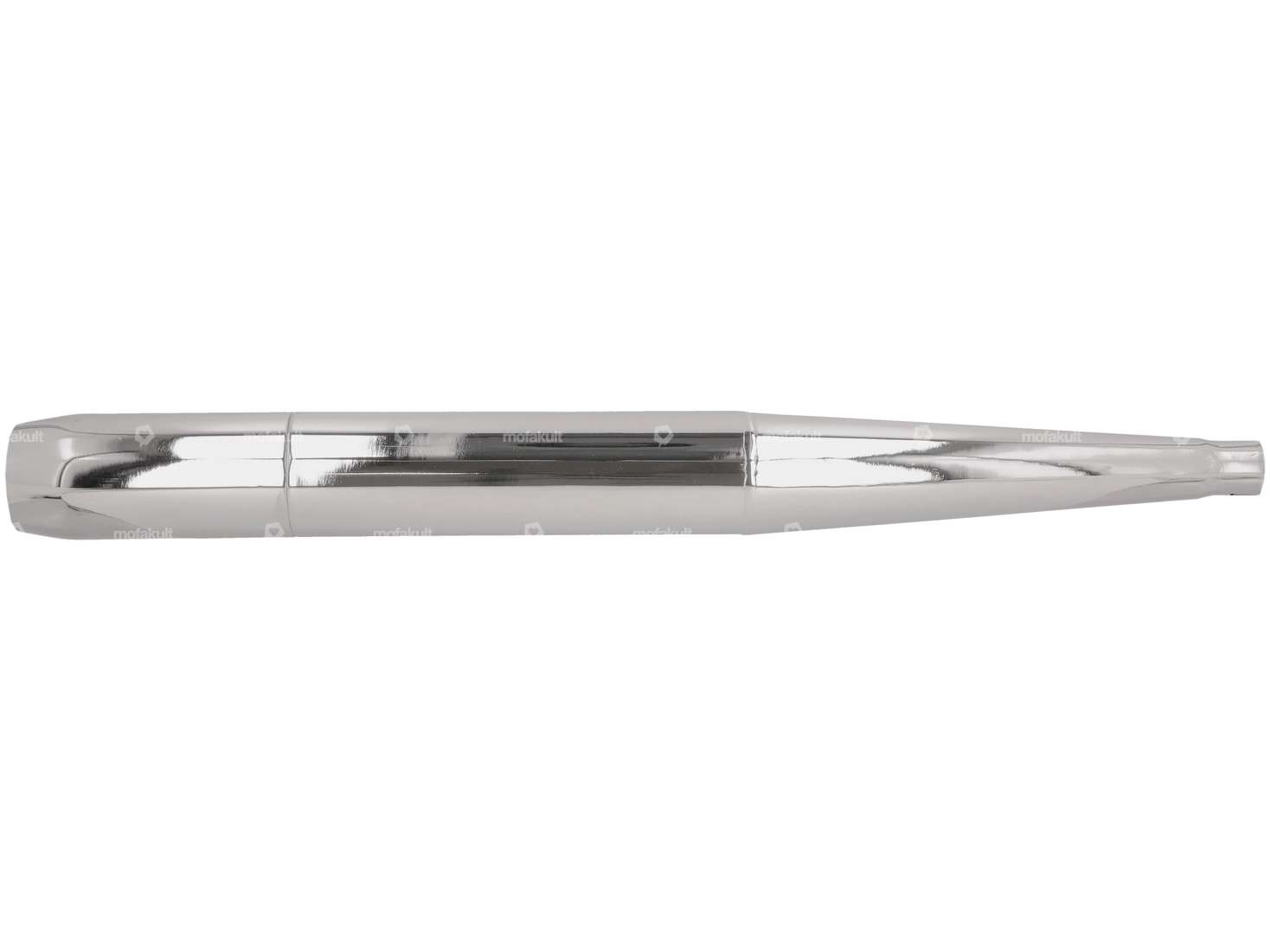 Rear silencer cigar Ø 32 / 70 mm chrome Carousel Image 1
