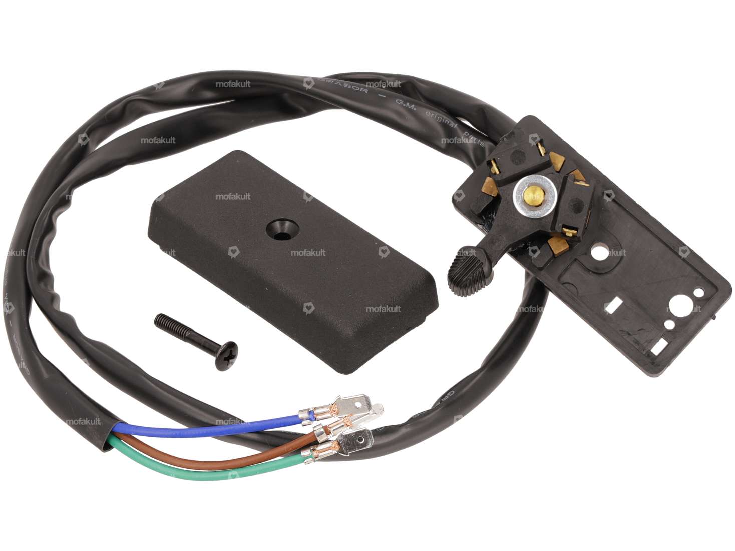 Grabor blinker switch 3 cables | Vespa P80X, P125X, PX125 Lusso, P150X, P200E Carousel Image 2