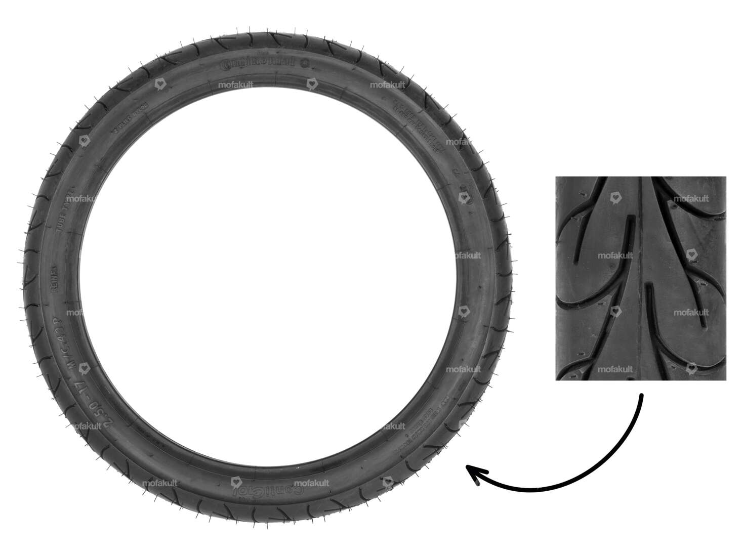 Continental Go 2.50 x 17" tires Semi-Slick Carousel Image 1