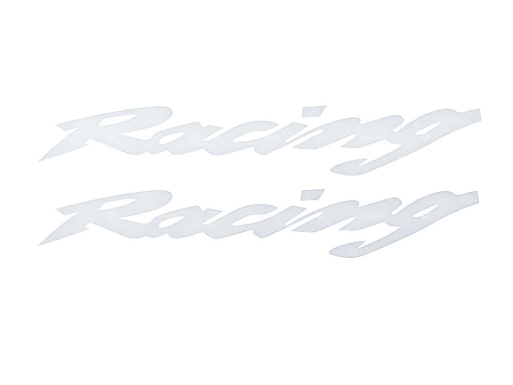 Pair of racing glue white Carousel Image 1