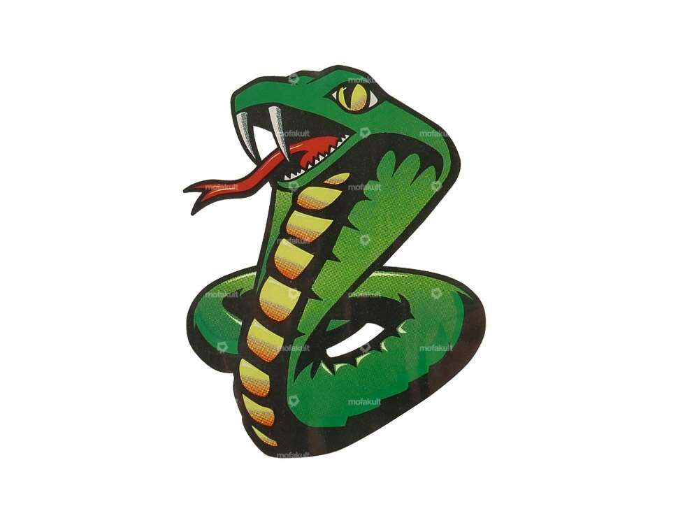 Snake" sticker 85 x 105 mm Carousel Image 1