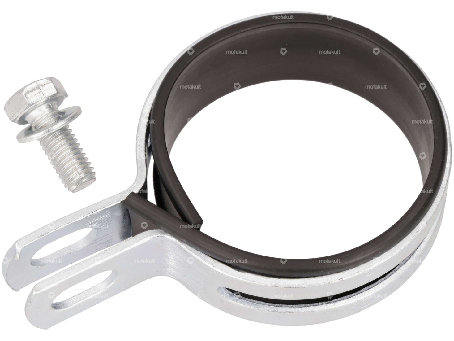 Polini exhaust clamp 60 mm rubberized Carousel Image 1