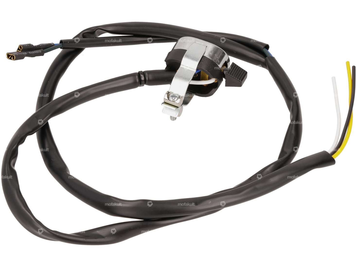 GPO light switch with wiring harness base chrome version Carousel Image 2