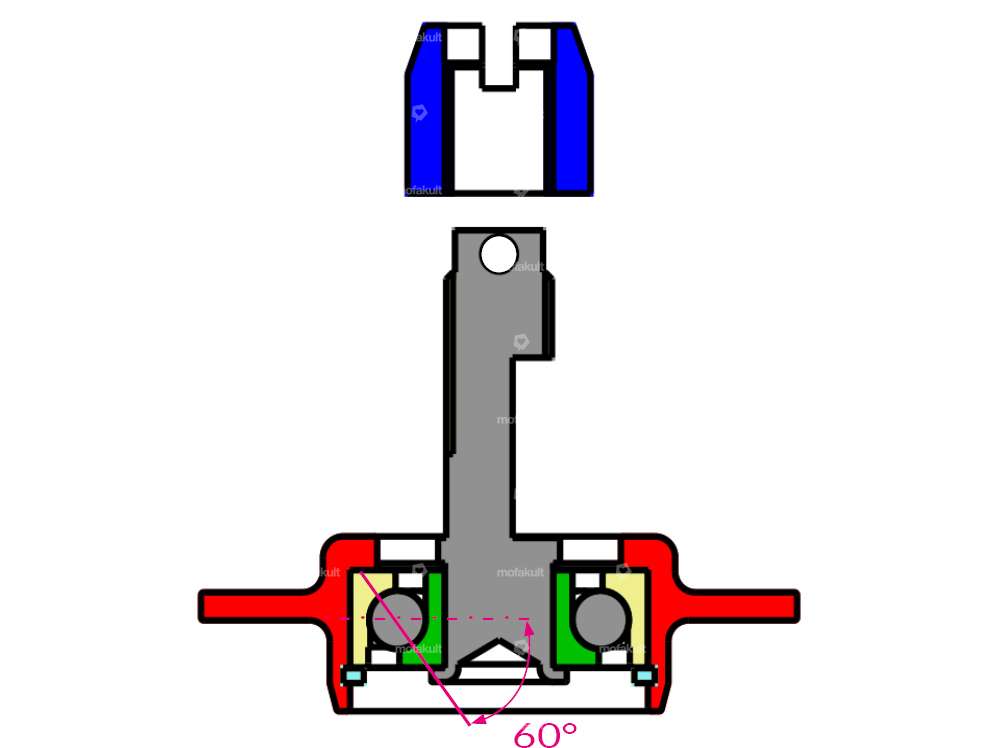 swiing® revival drawbar 2-slats High End | Puch Z50 Carousel Image 3