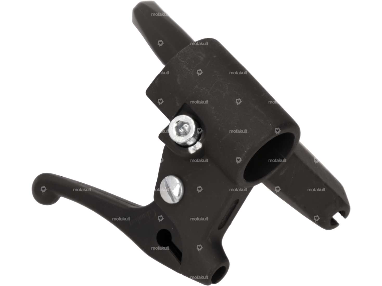 Domino brake lever set polygon black original | Piaggio Ciao PX, SI, Bravo Carousel Image 4