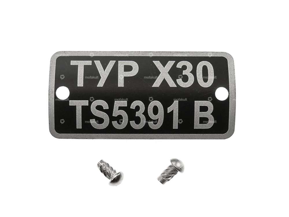 swiing® revival type plate TYPE X30 TS5391B | Puch Velux Carousel Image 1