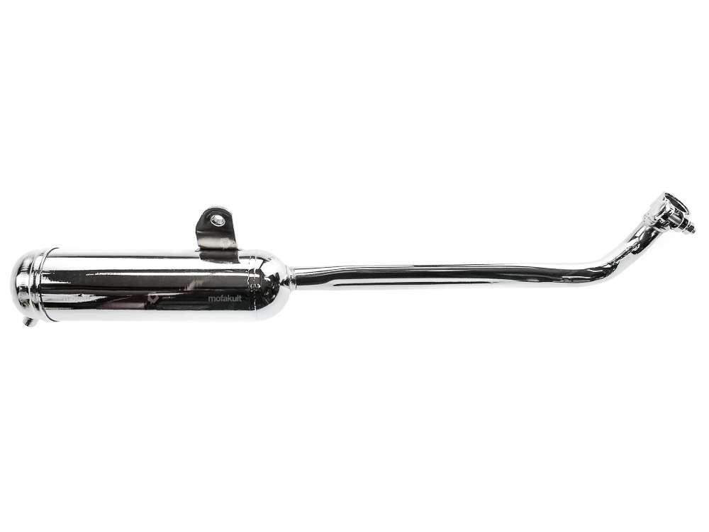 Exhaust 20 mm chrome | Piaggio Ciao, Bravo Carousel Image 1