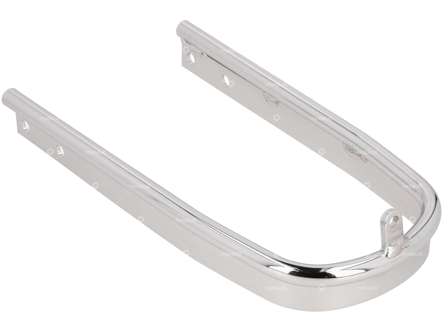 EBR reinforcement / mudguard bend for front fork solid chrome Carousel Image 2