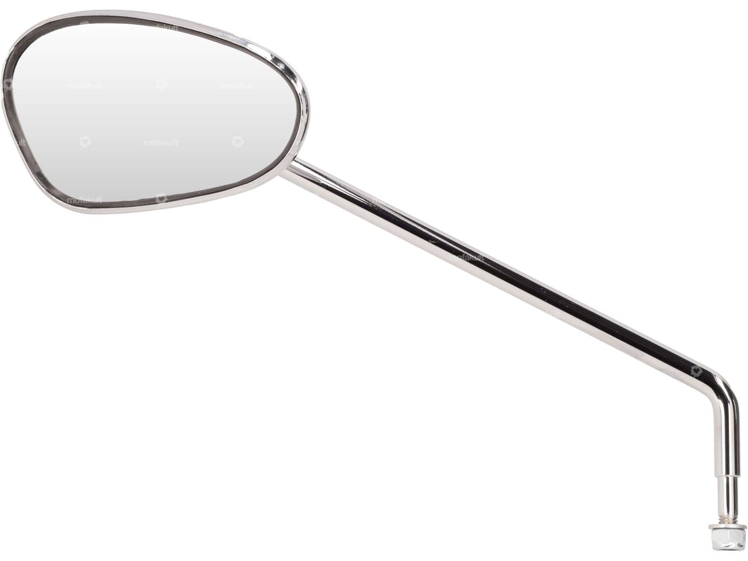 Bumm mirror oval left angled chrome Carousel Image 1