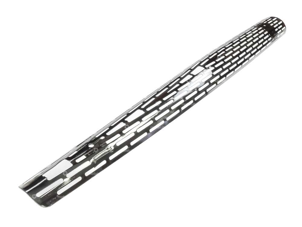 Exhaust heat plate perforated chrome Carousel Image 2