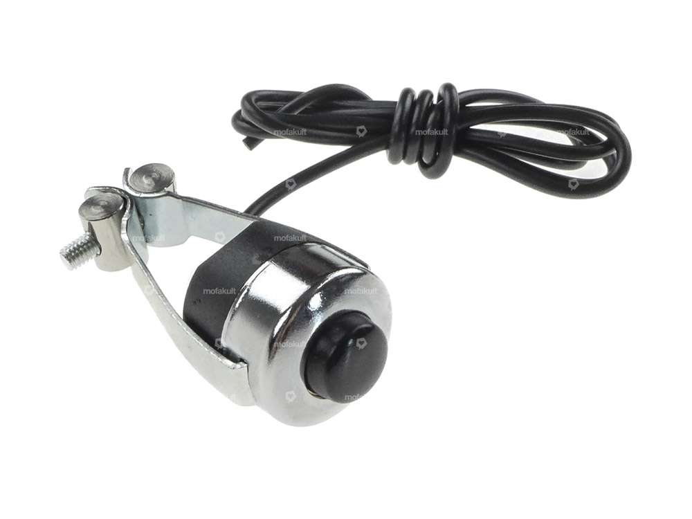 Chrome stop knob with cable Carousel Image 1