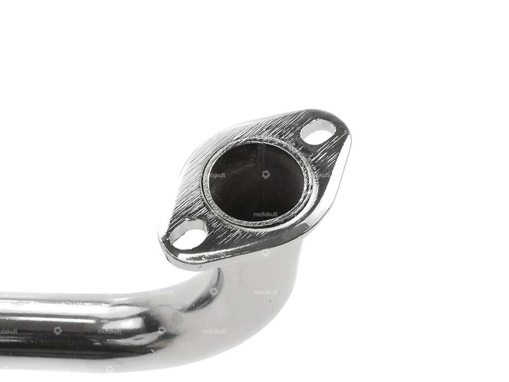 Exhaust manifold 25 mm chrome | Tomos A3, A35 Carousel Image 3