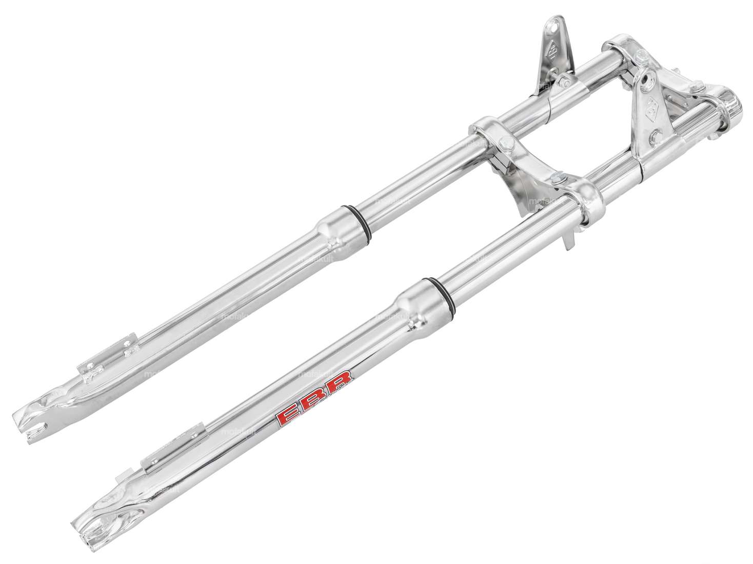 EBR fork telescopic (long) with lugs chrome | Puch Carousel Image 1