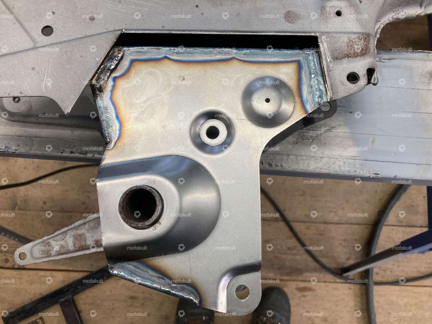 Repair plate set right pedal shaft | Puch Maxi S, Supermaxi LG1 / LG2 Carousel Image 4