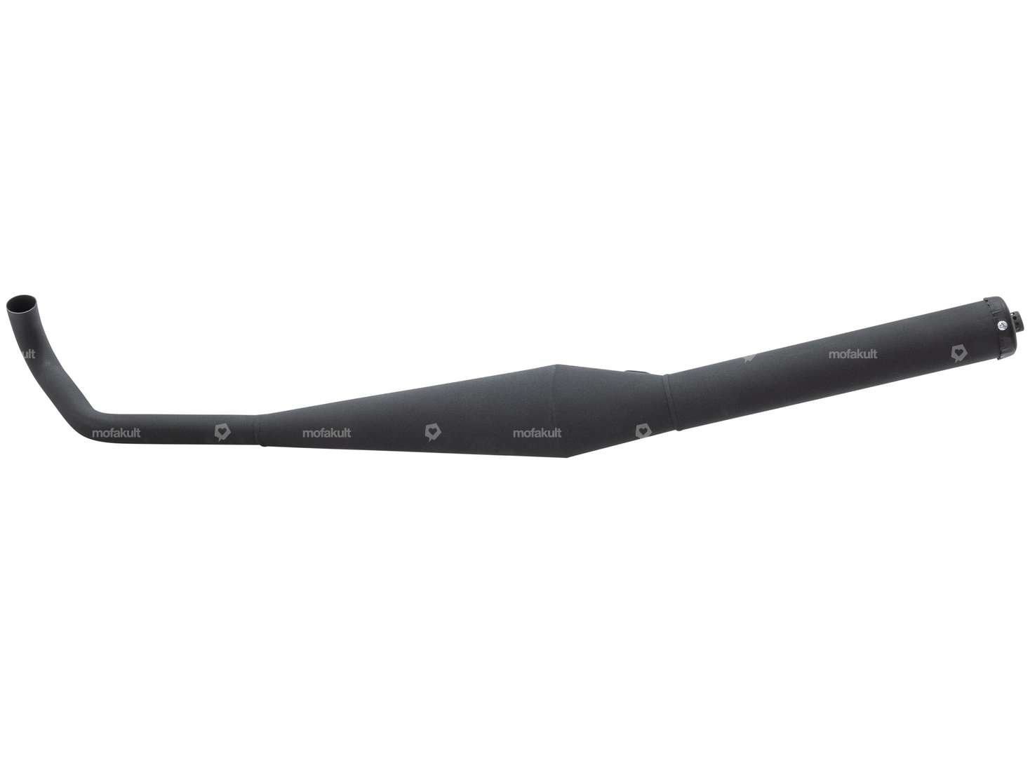 HOMOET "P4" Exhaust, 28 mm, Black | Hercules Prima, Optima Carousel Image 1