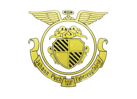 Tank sticker "Johann Puch Fahrzeugfabrik" Carousel Image 1