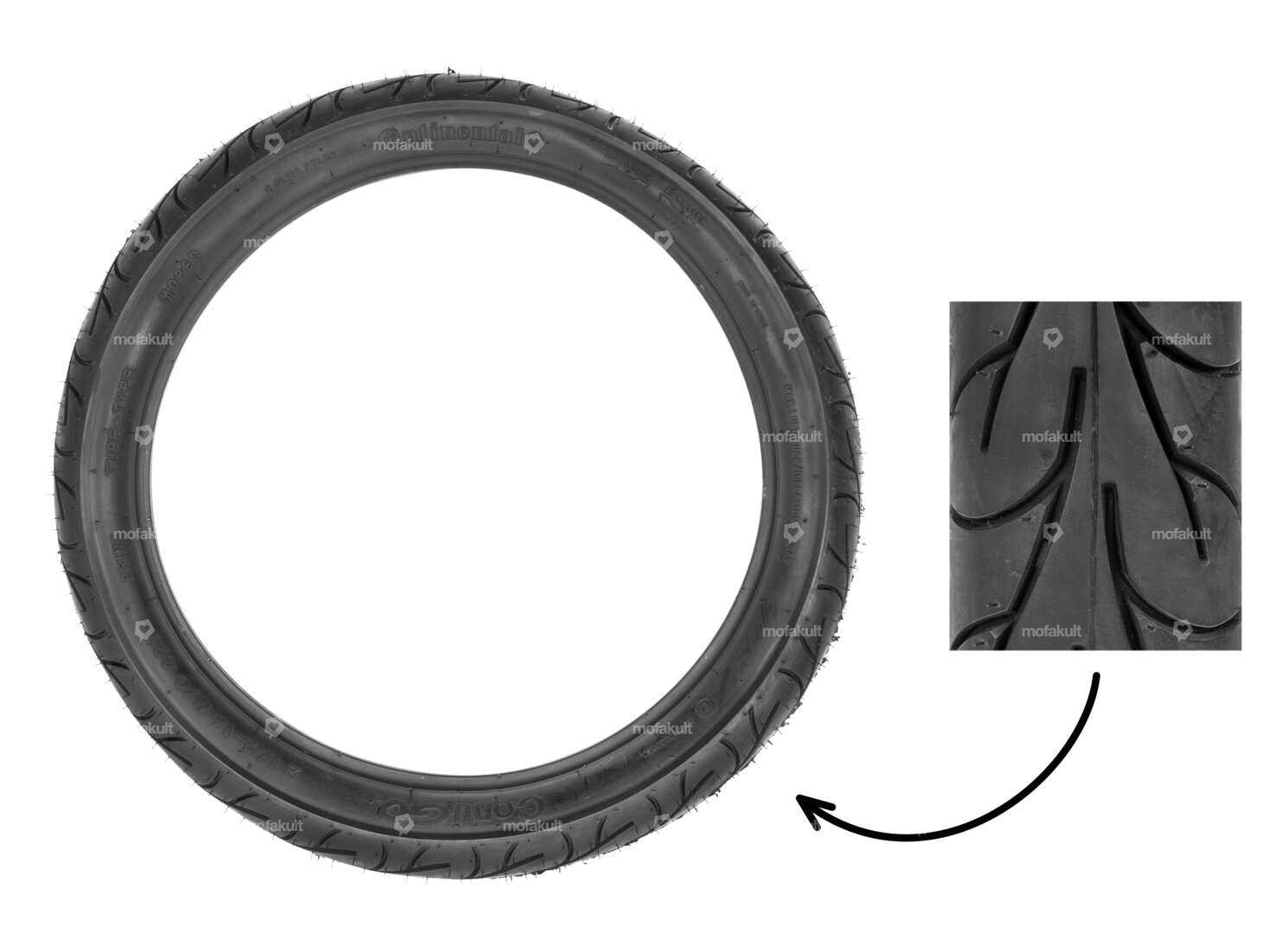 Continental Go 2.50 x 16" tires Semi-Slick Carousel Image 1