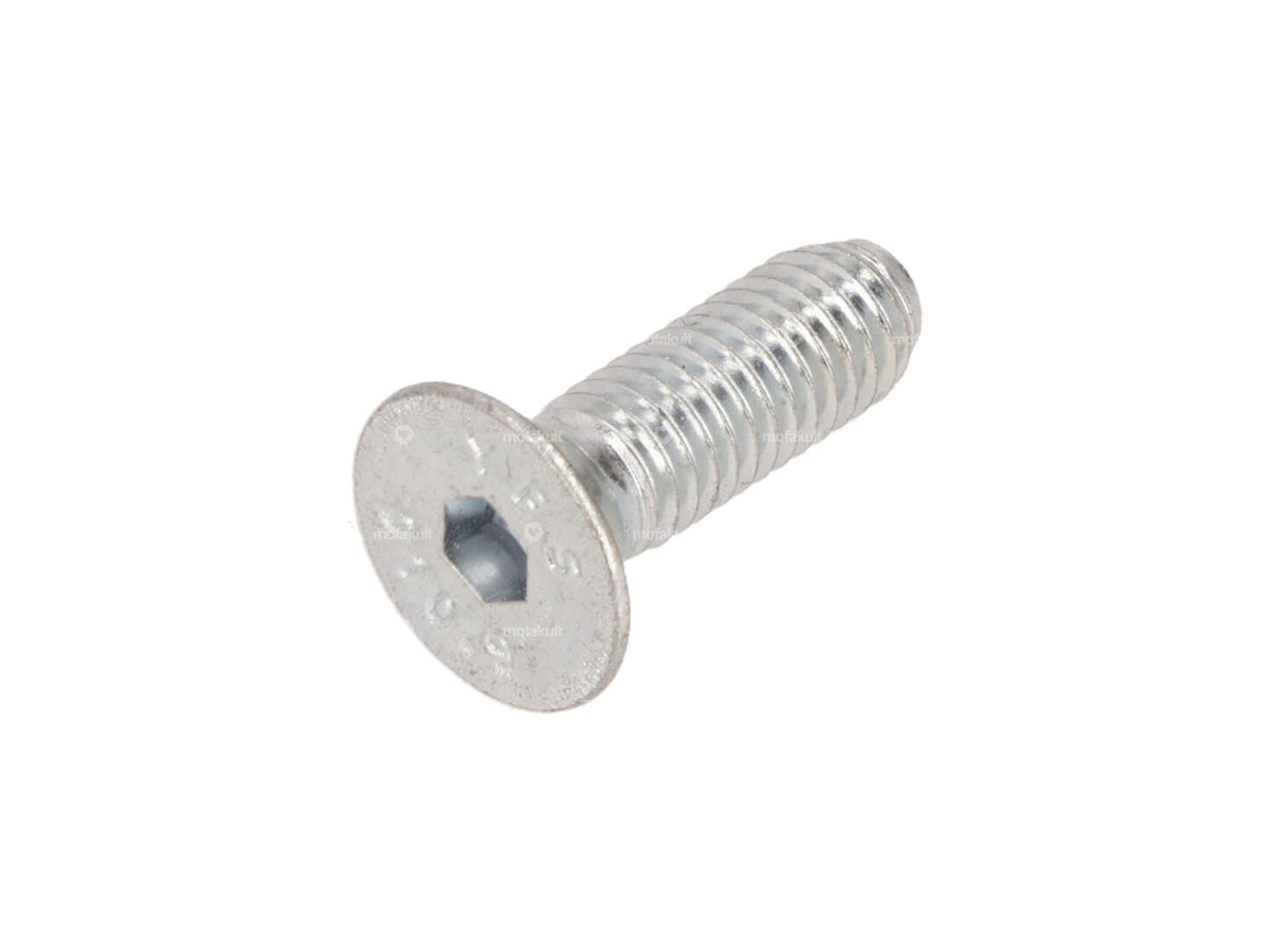 Screw M5x16 countersunk head hexagon socket, galvanized (10.9 strength) Carousel Image 1