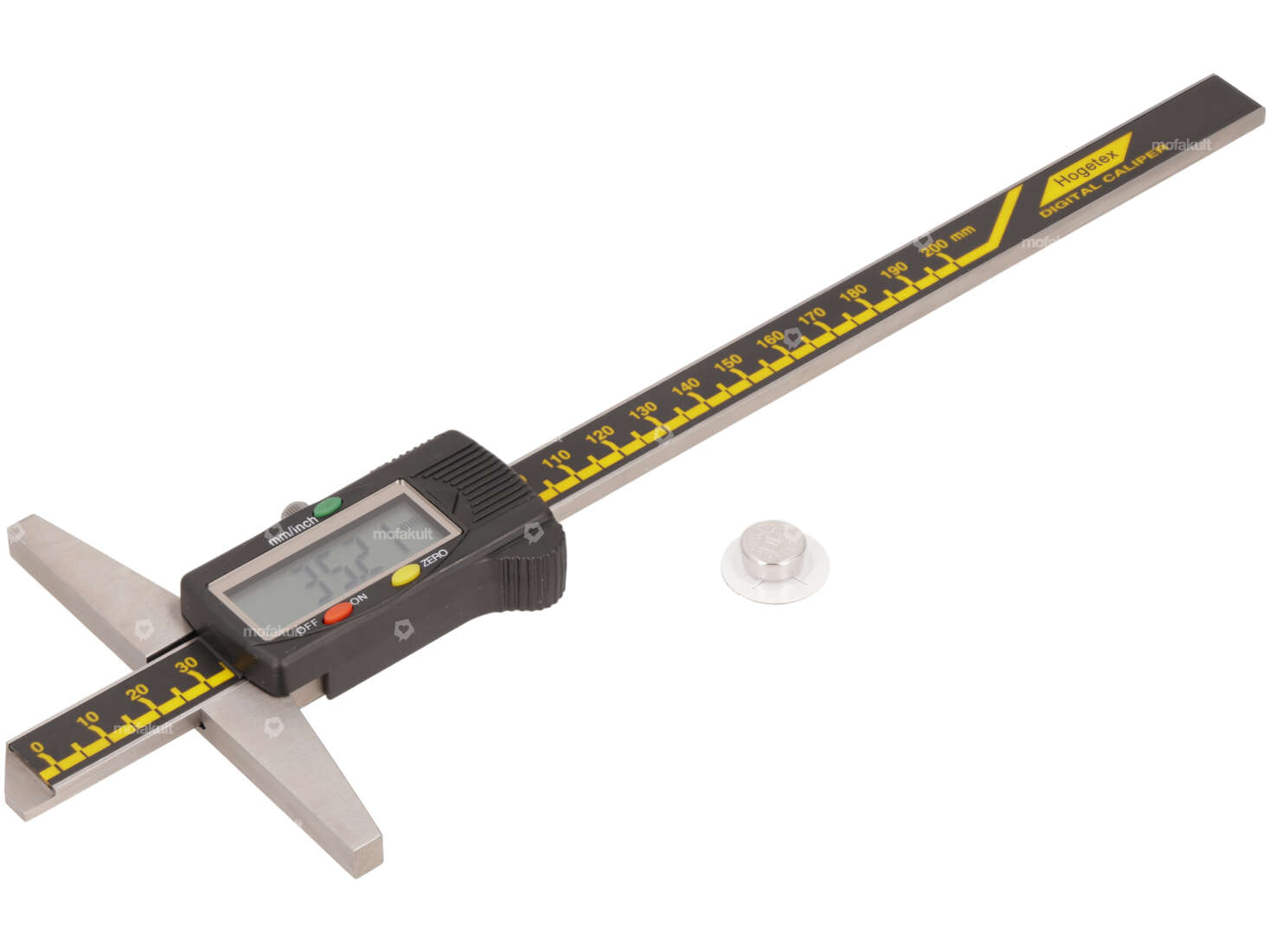 Hogetex depth caliper 200 mm without hook Digital Carousel Image 1