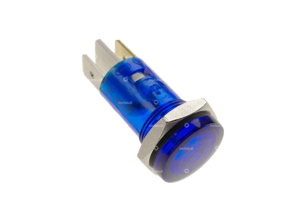 Indicator light blue 12V Carousel Image 1