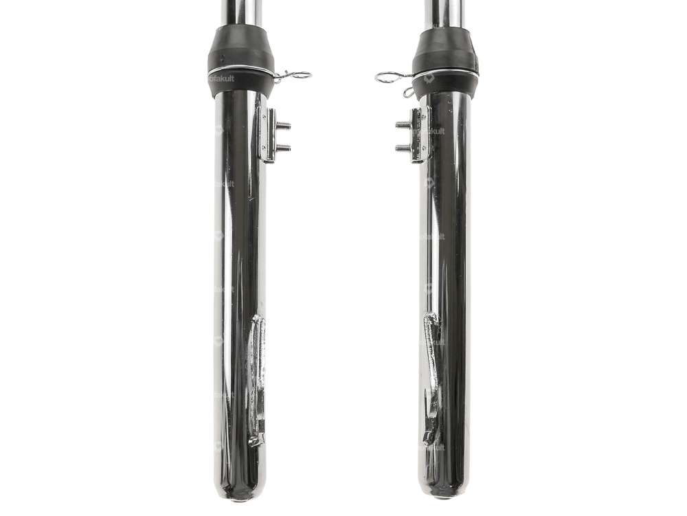 EBR fork reinforced (with tabs for disc brake) chrome | Piaggio Ciao Carousel Image 5