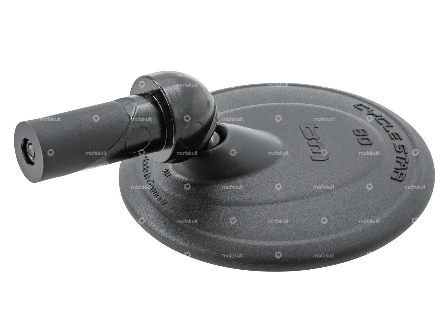 Bumm mirror round 8 cm plug-in version black Carousel Image 3