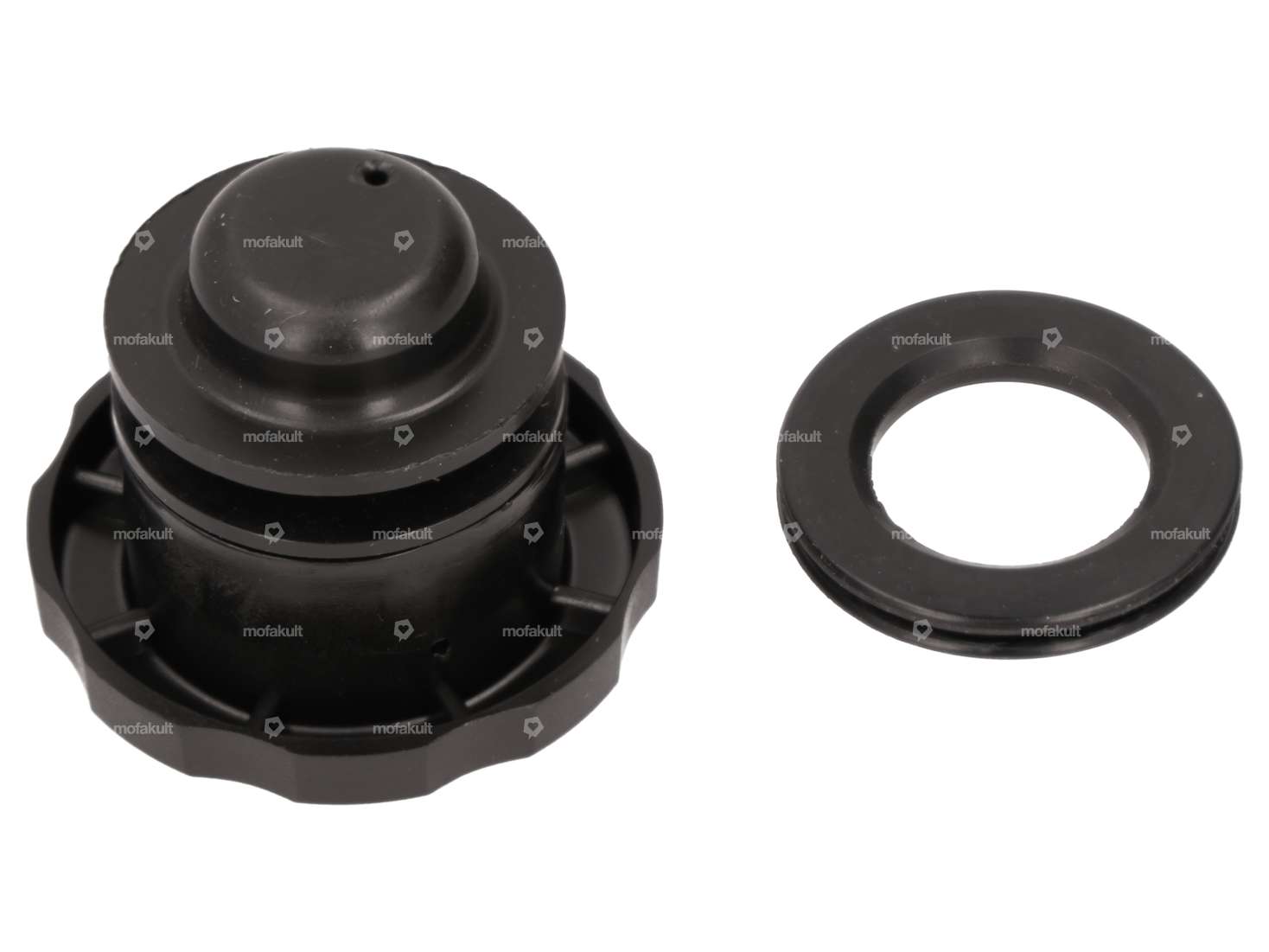 Gas cap without dipstick black NOS | Piaggio Ciao Carousel Image 2