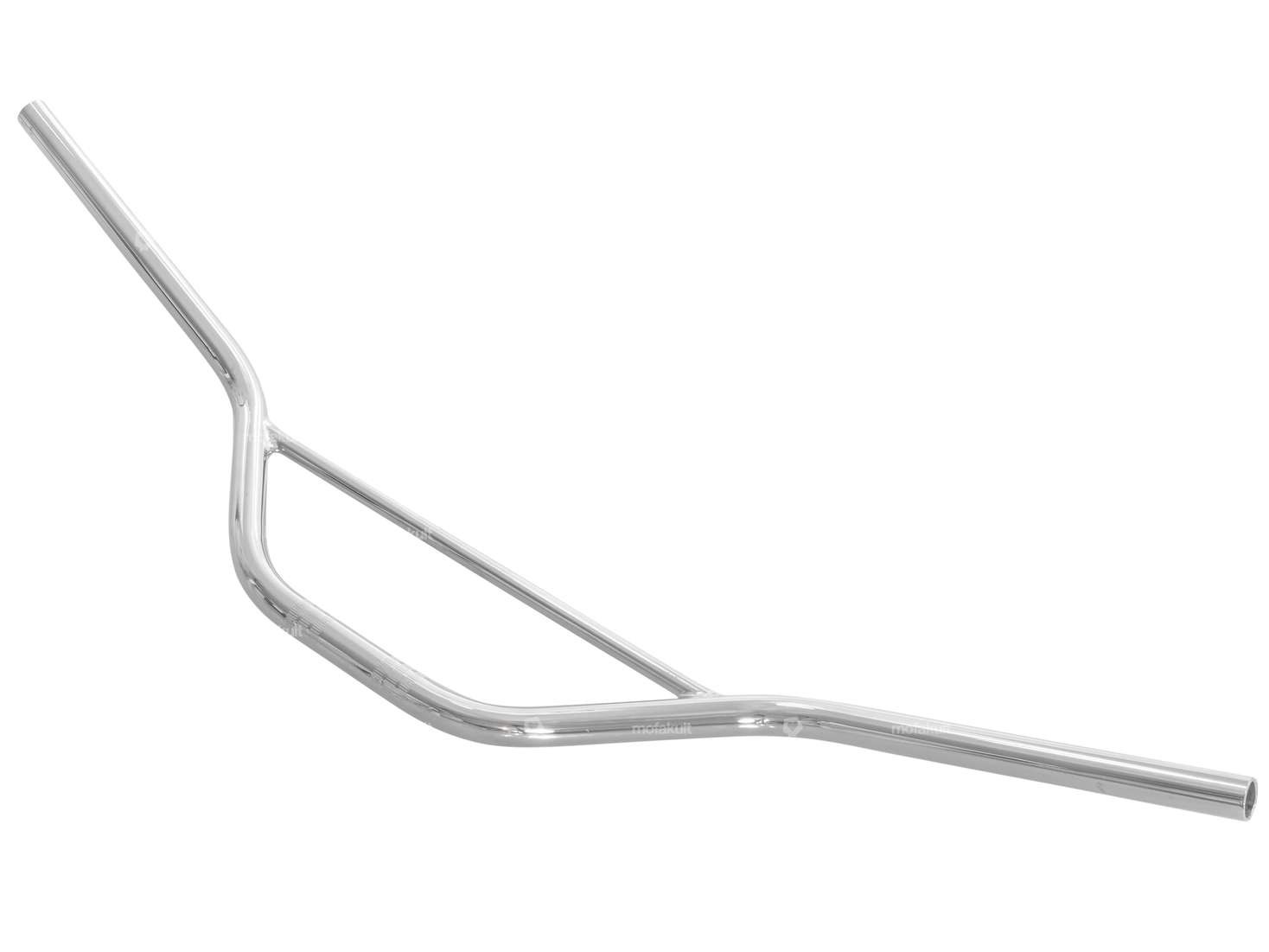 Tommaselli handlebar fork plate 13 cm with crossbar chrome Carousel Image 2
