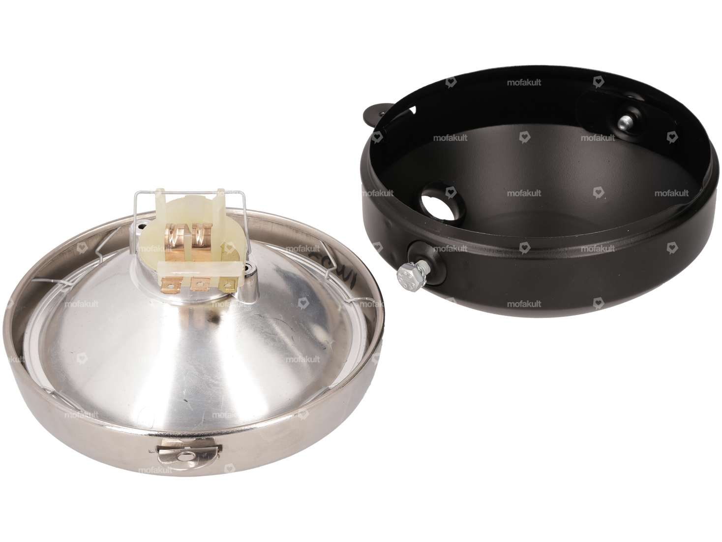 SIM spotlight round Ø 14 cm Inox / black Carousel Image 3