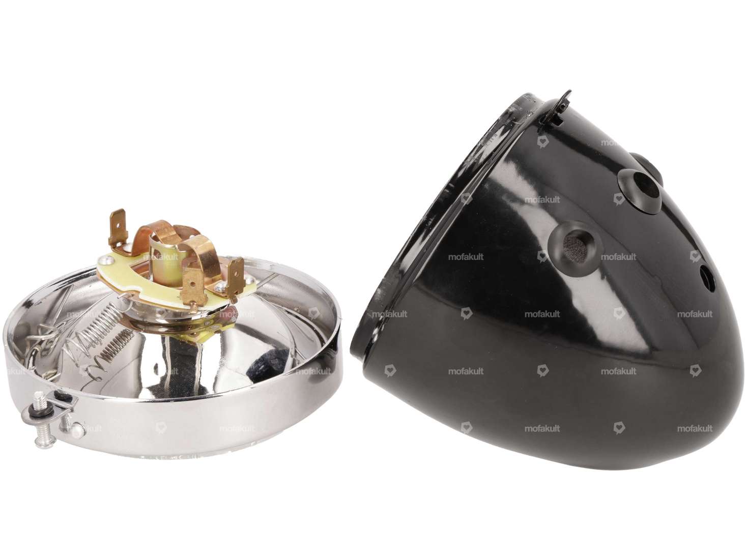 Egg lamp Ø 103 mm (central mounting) black / chrome Carousel Image 4