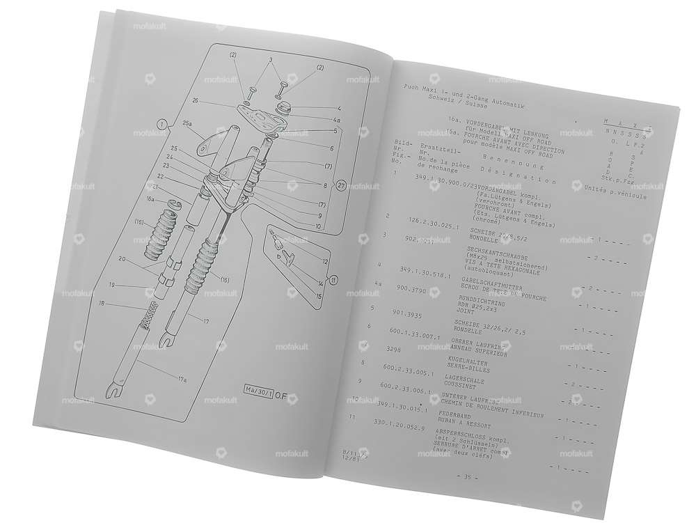 Additional spare parts catalog | Puch Maxi (CH) Carousel Image 2