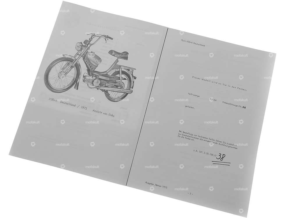 Spare parts catalog | Puch X30-A (DE) Carousel Image 2
