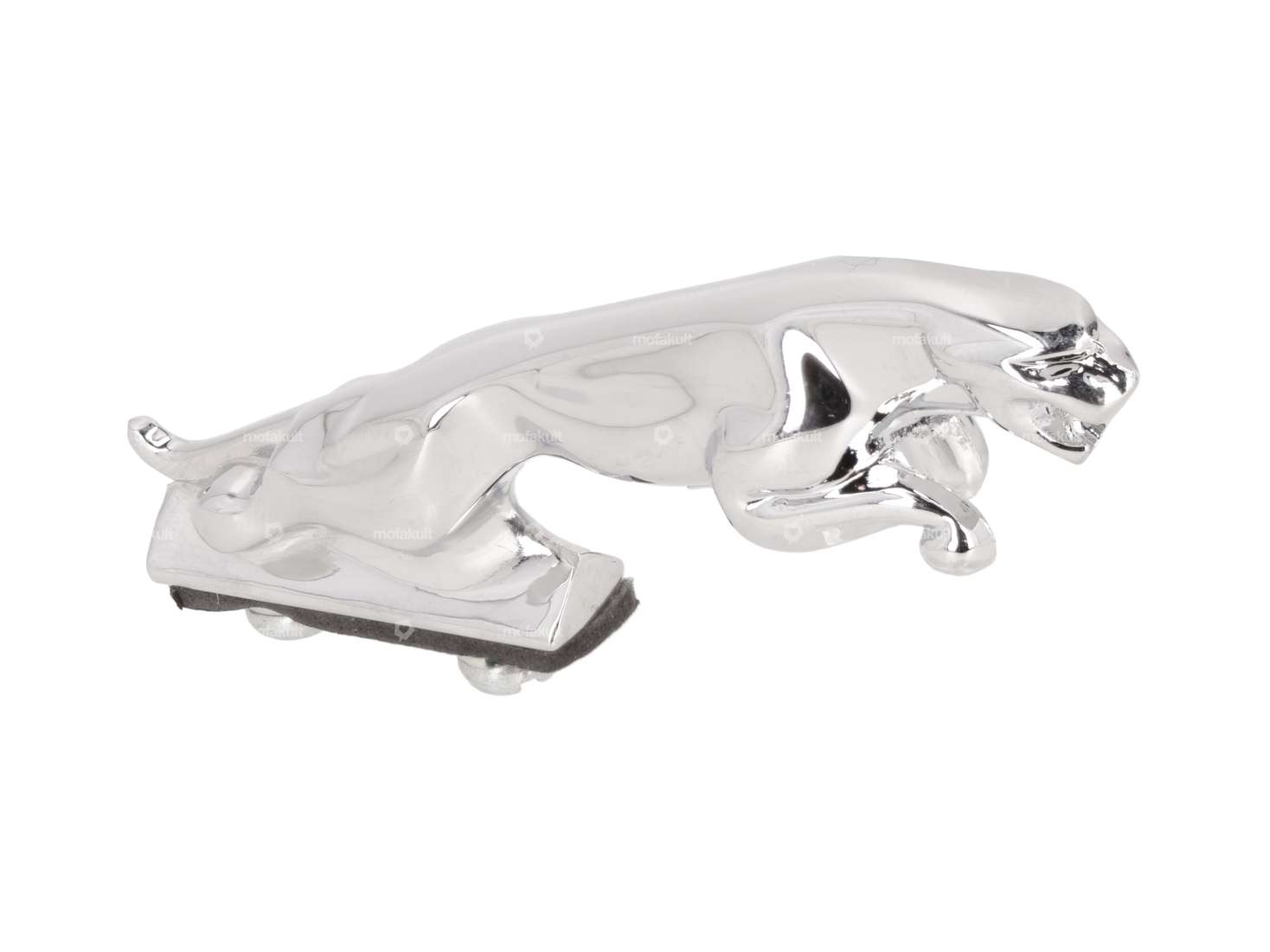 Decorative figure panther small chrome Carousel Image 1