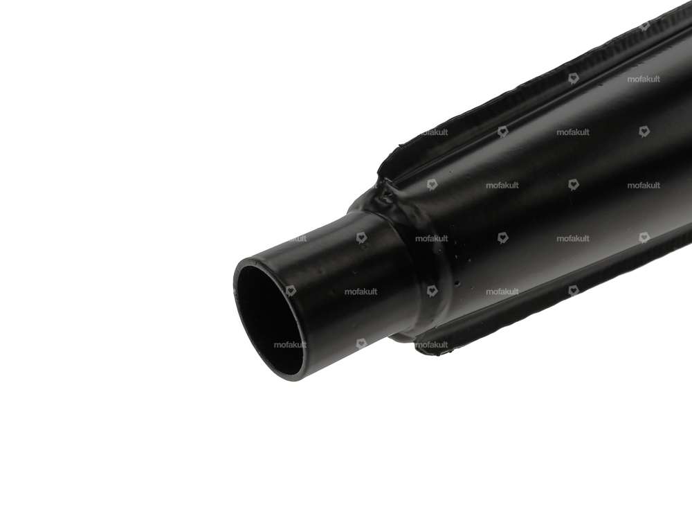 Rear silencer Ø 22 / 60 mm black Carousel Image 3