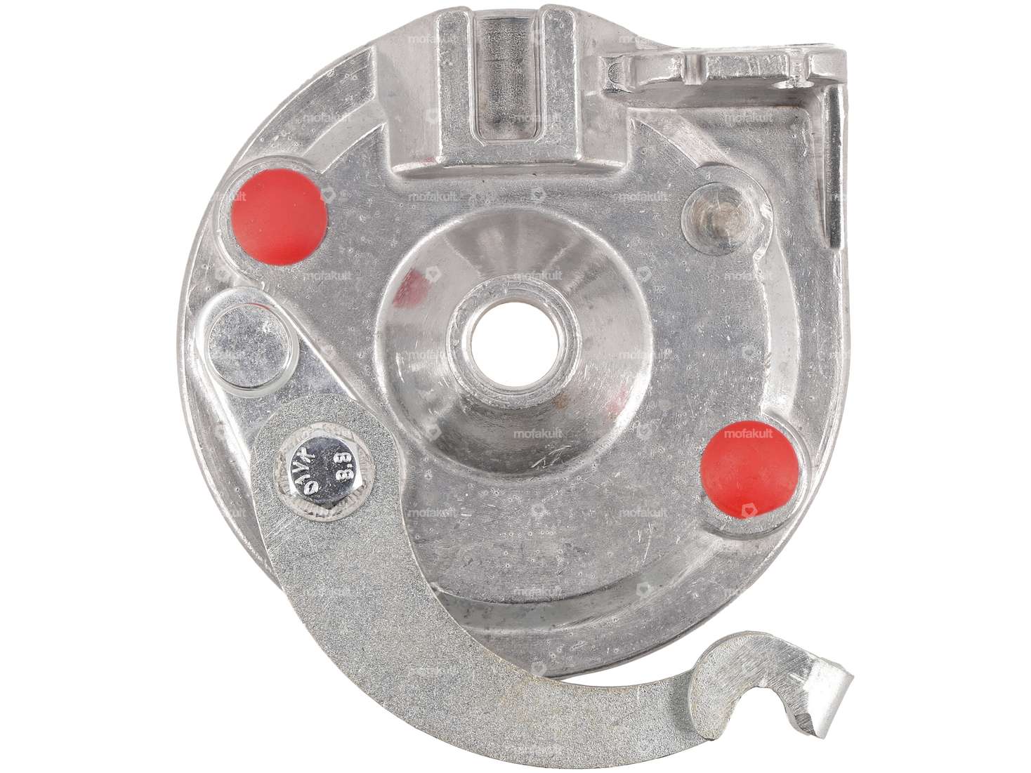 GPO brake anchor plate front 11 mm axle (1A quality) | Puch Maxi S, N / X30 Sport NS, NL / Velux Carousel Image 1