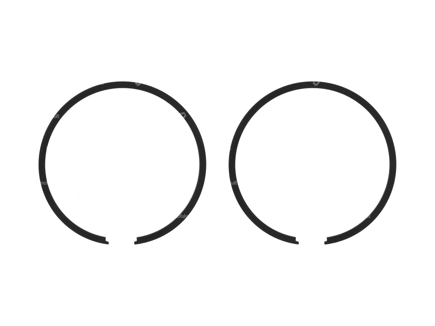 Airsal piston rings Ø 43.5 x 1.5 mm (pair) | Morini Carousel Image 1