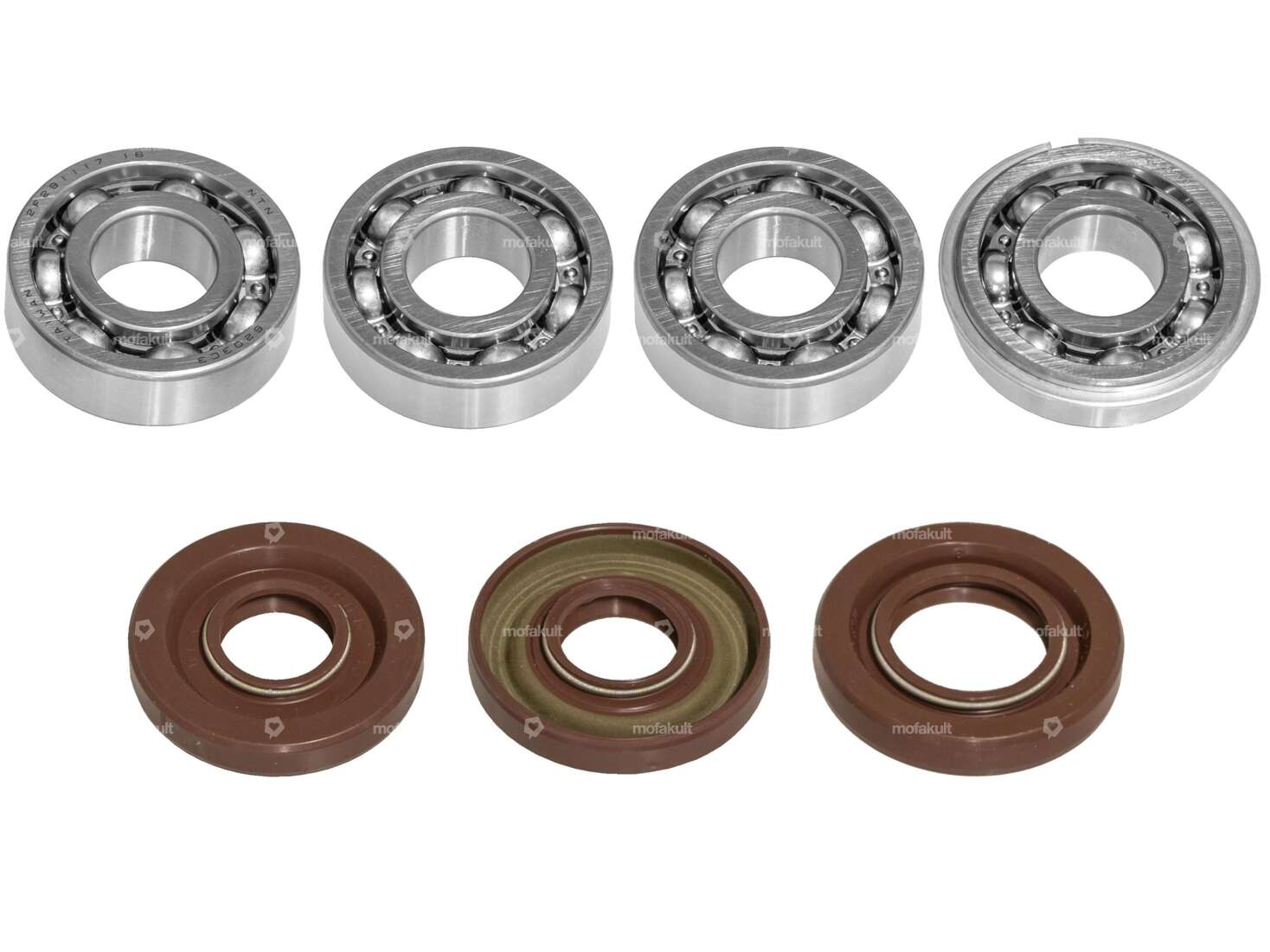 swiing® ingenious bearing & shaft seal set Racing C3 / FPM (old model) | Puch E50 Carousel Image 1