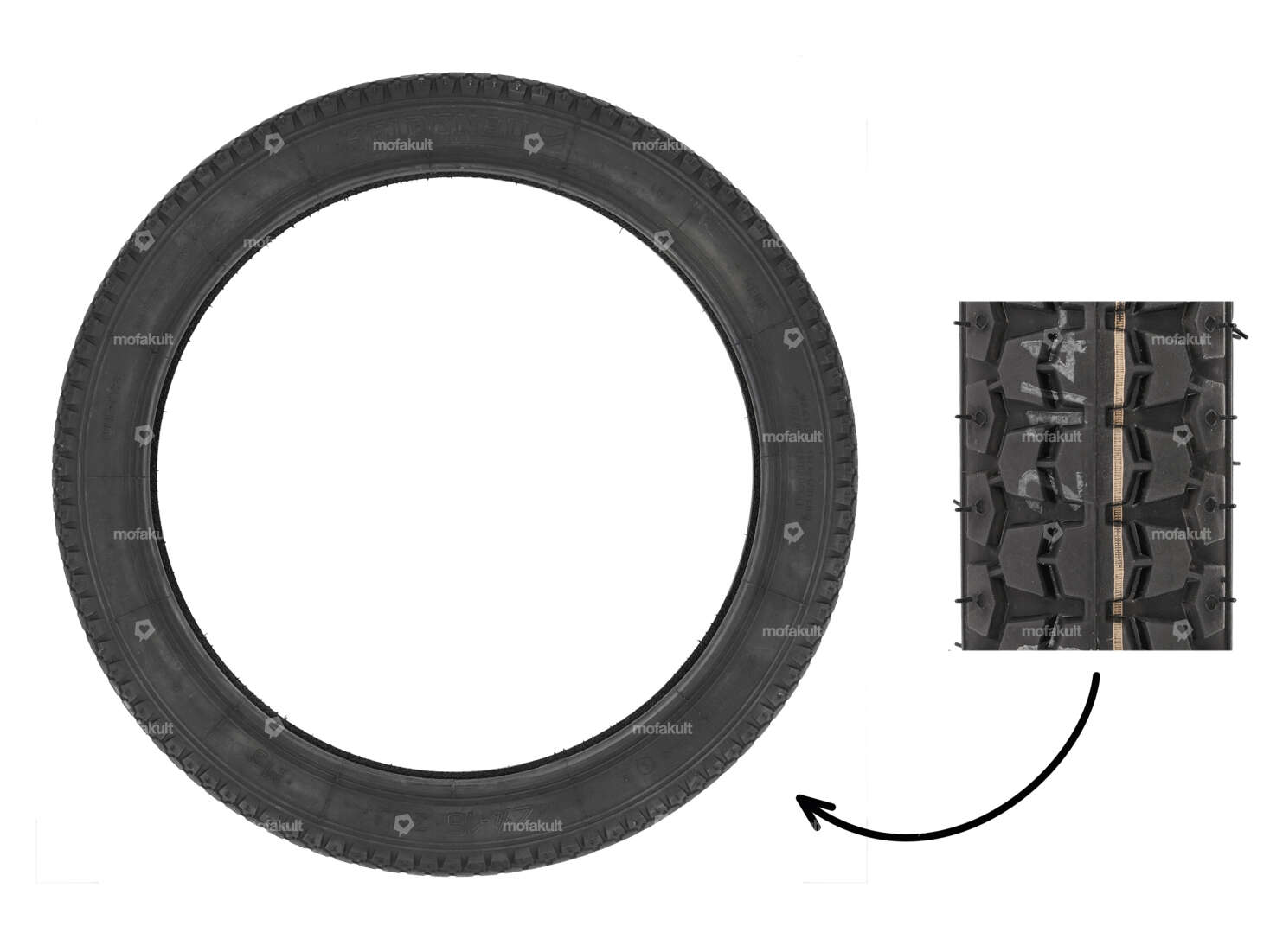 Heidenau 2.25 x 16" tires M3 Allround Carousel Image 1