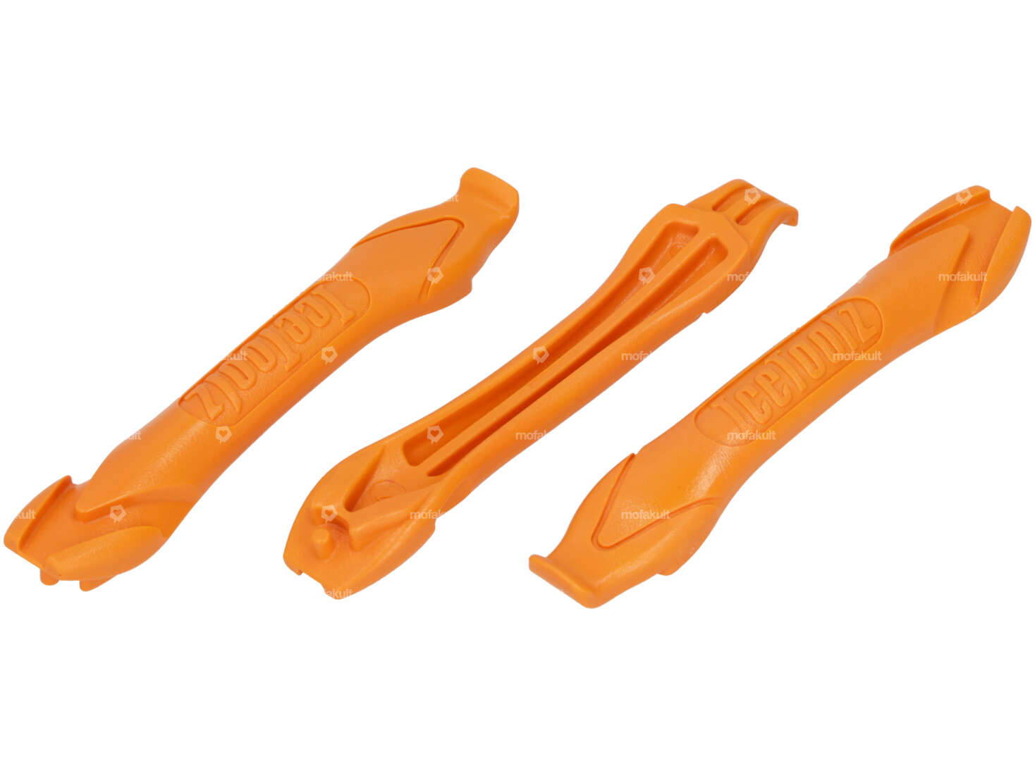 IceToolz tire lever set spoked rims 110 mm Carousel Image 1