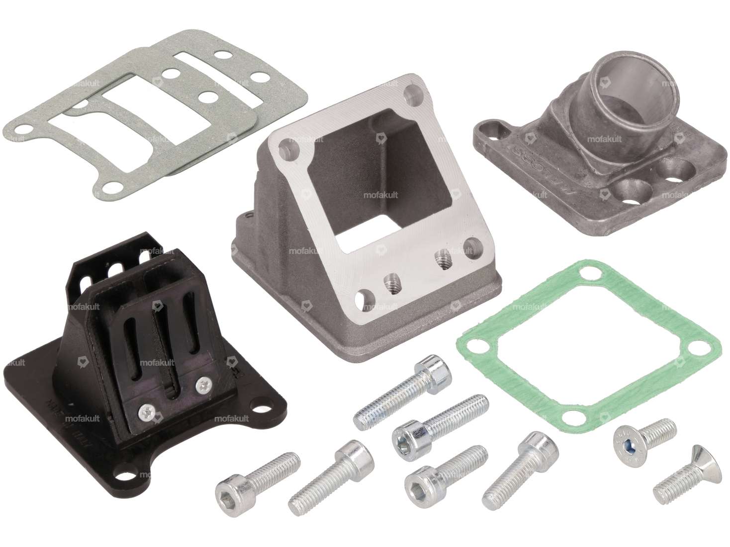 Malossi 4-folding diaphragm carbonite Puch Carousel Image 1