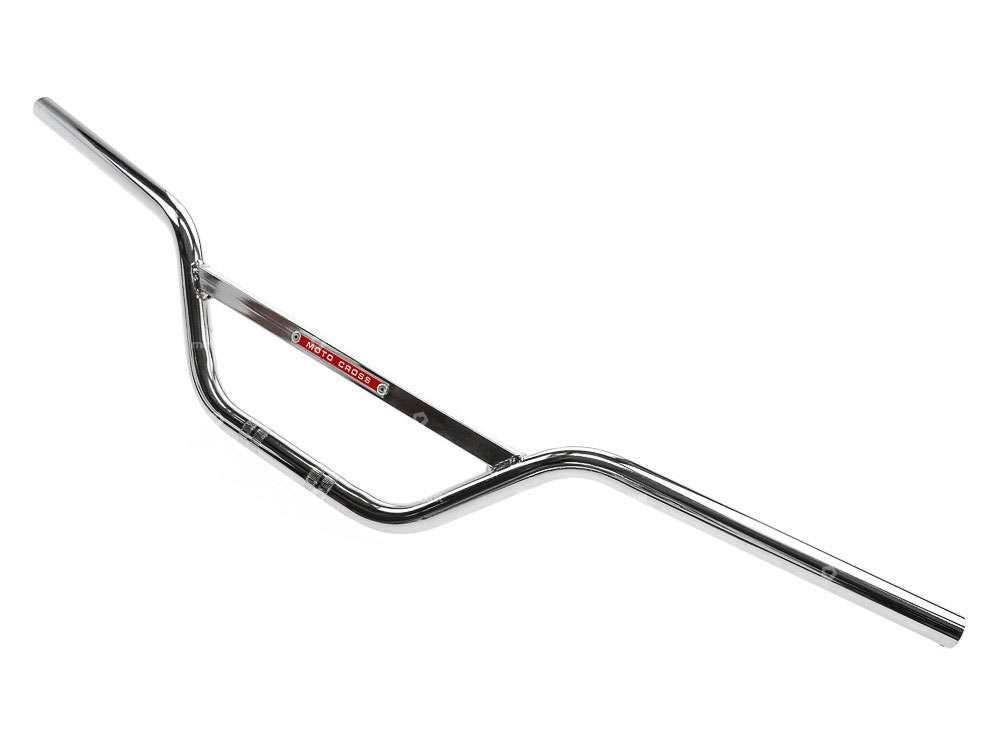 Handlebar fork plate 13 cm motocross chrome Carousel Image 2