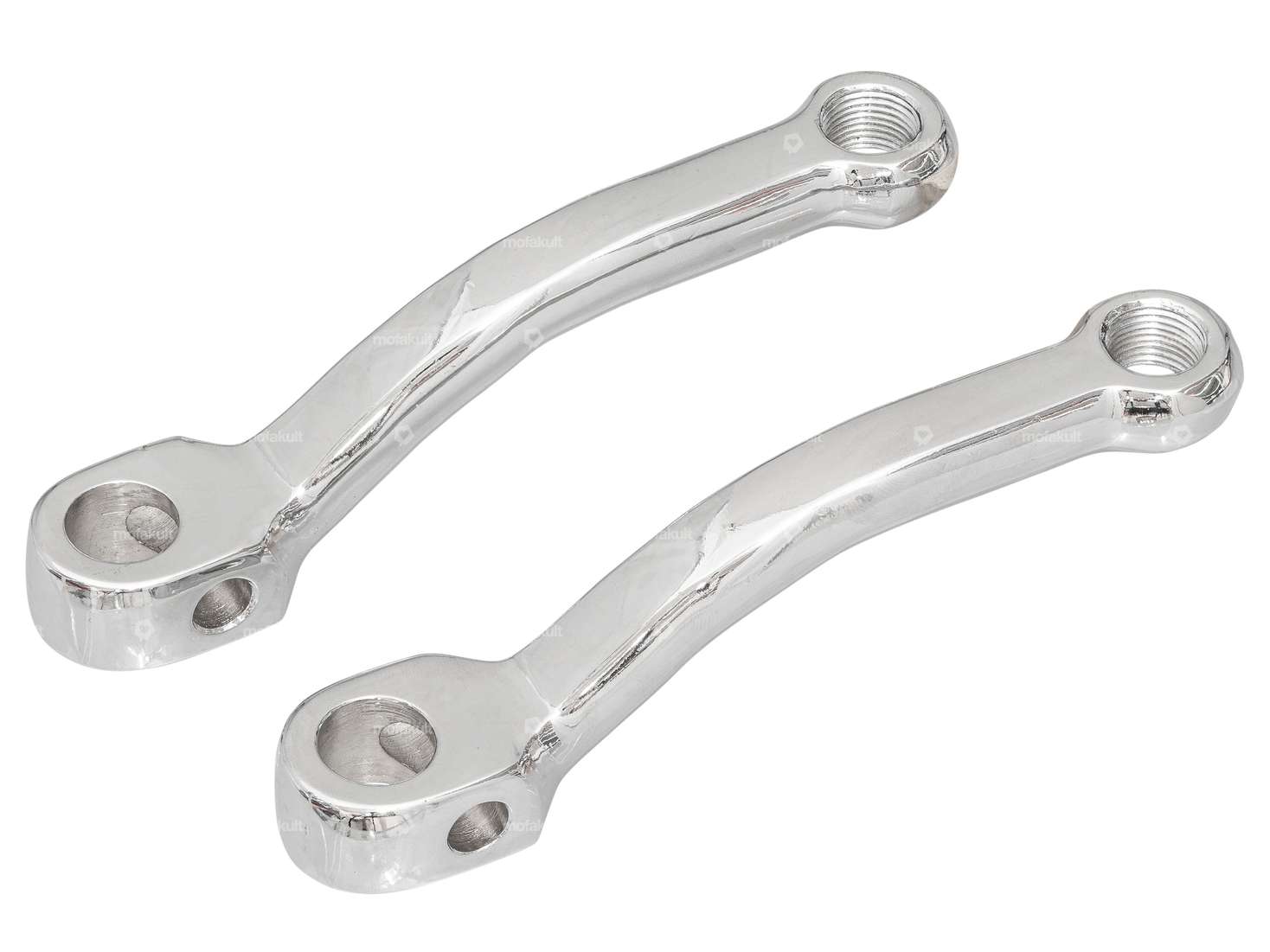 GPO pedal cranks chrome 148 mm pair Carousel Image 1