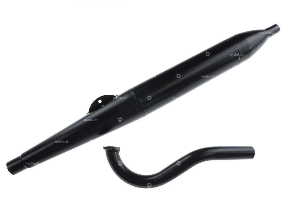 Exhaust flute 28 mm black | Puch Carousel Image 1