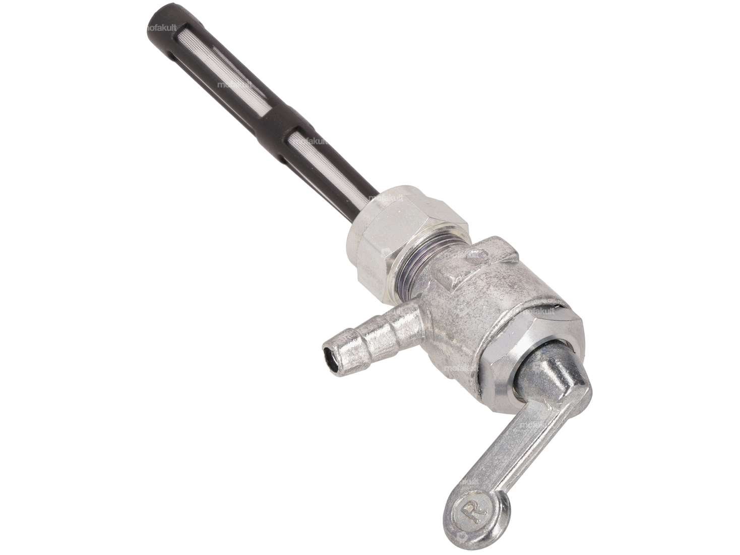 FRABEL Horizontal Fuel Valve M12x1 (with cap nut), bottom outlet Carousel Image 2