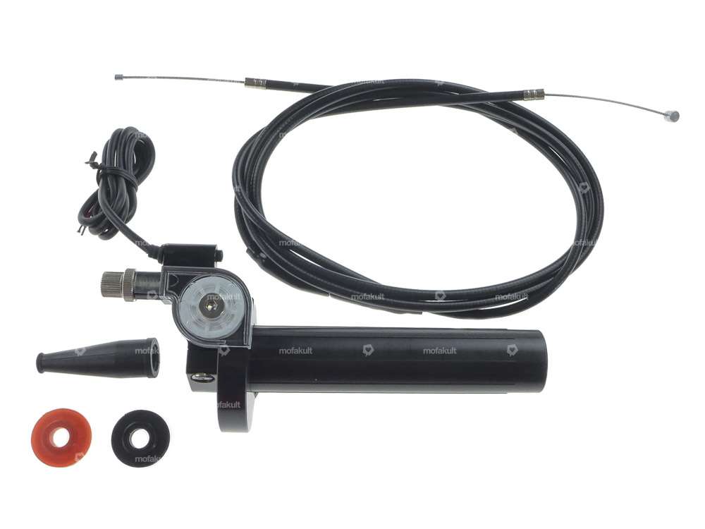 Stage6 throttle twist grip CNC black Carousel Image 1