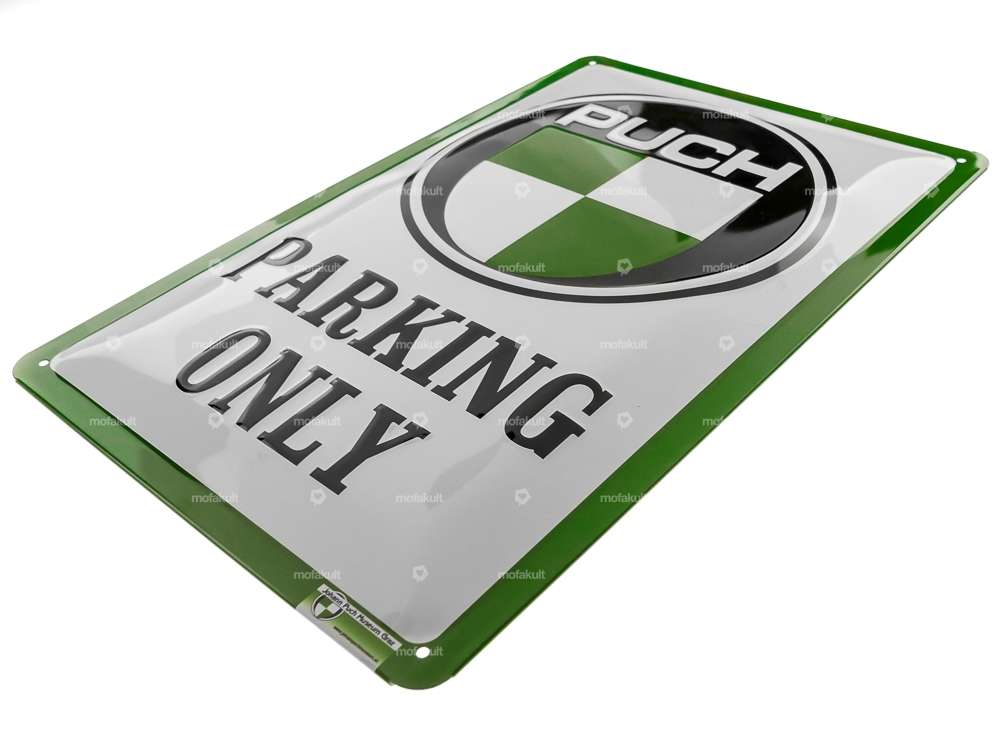 Nostalgic Art tin sign "Puch Parking Only" 20 x 30 cm Carousel Image 2