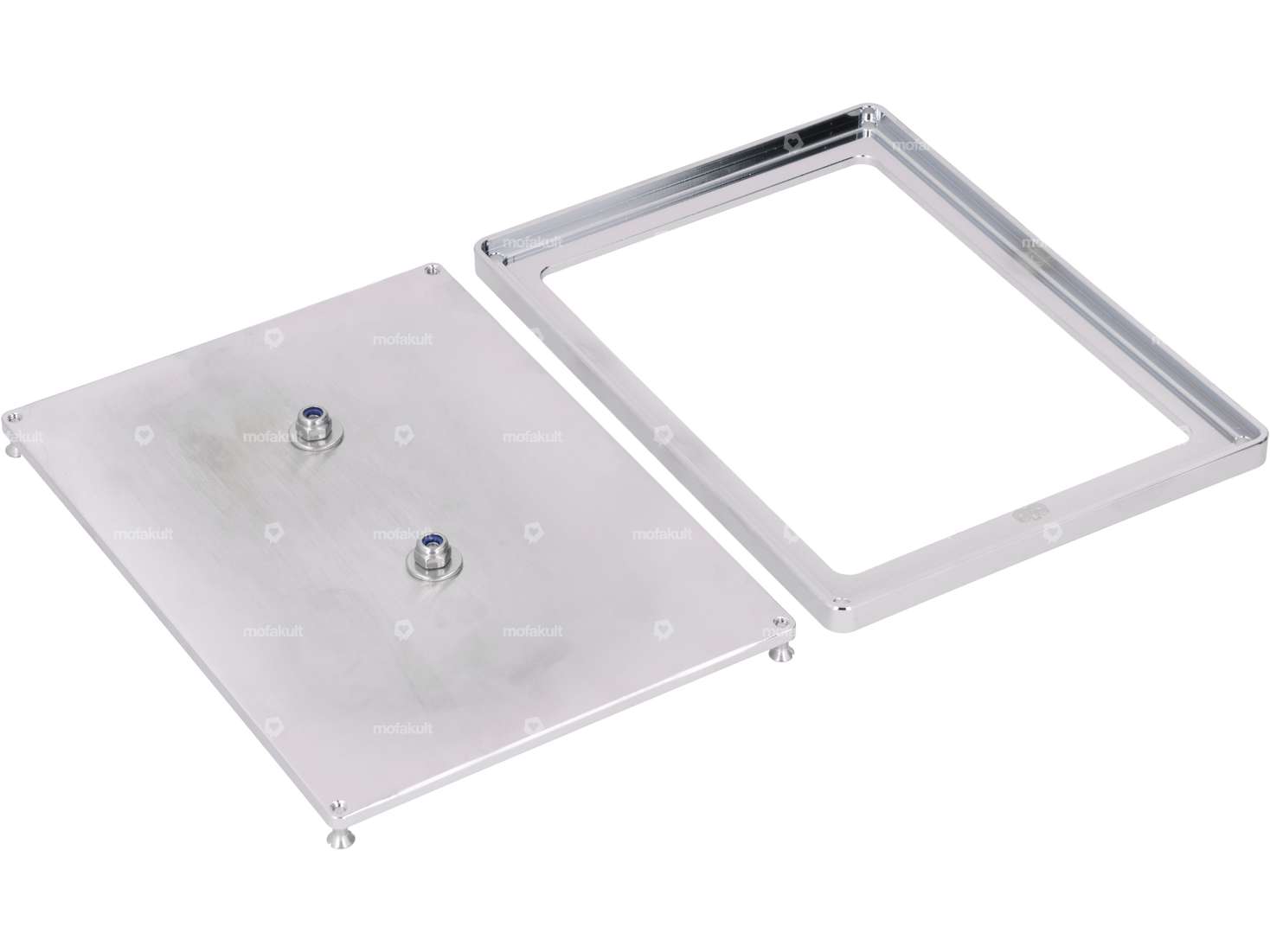 66HEROES Custom chrome number frame (CH version) Carousel Image 3