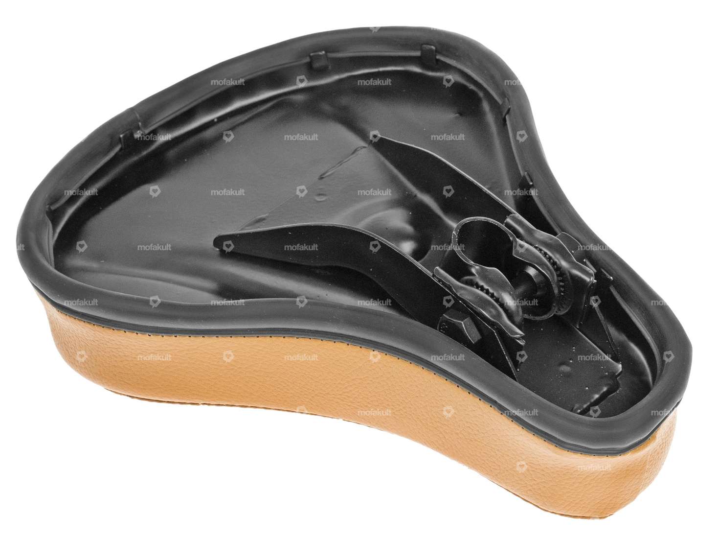 Saddle "PUCH" lettering extra flat beige Carousel Image 4