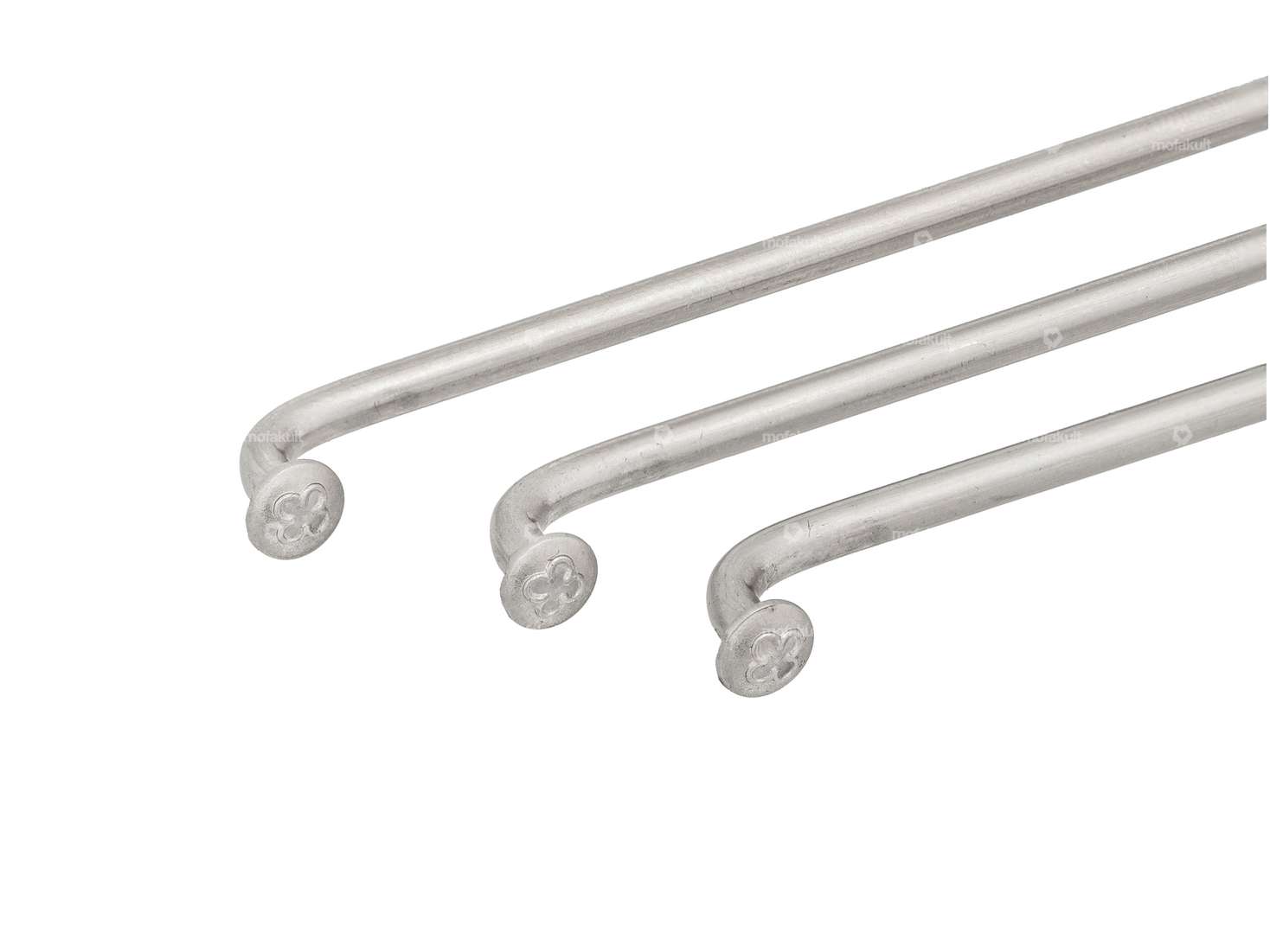 WWS 19" spoke set incl. nipple (2.6 x 215 mm) Inox Carousel Image 2